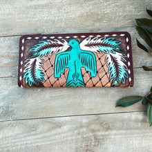 Load image into Gallery viewer, Cave Lake Hand Tooled Leather Wallet
