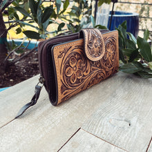 Load image into Gallery viewer, Ponderosa Basin Hand Tooled Leather Wallet
