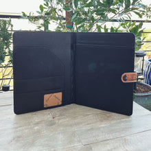 Load image into Gallery viewer, Biscayne Hand Tooled Leather Portfolio
