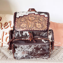 Load image into Gallery viewer, Ash Creek Western Leather Backpack
