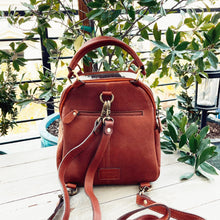 Load image into Gallery viewer, Bryce Canyon Hand Tooled Leather Backpack
