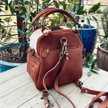 Load image into Gallery viewer, Bryce Canyon Hand Tooled Leather Backpack
