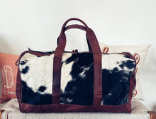 Load image into Gallery viewer, Adventure or Nothing Leather Weekender Duffel
