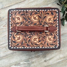 Load image into Gallery viewer, Trail Heritage Hand Tooled Leather Jewelry Box
