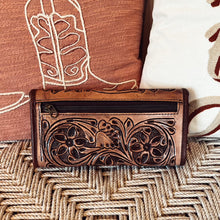 Load image into Gallery viewer, Millwood Western Hand Tooled Leather Wallet
