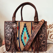 Load image into Gallery viewer, Dodge City Western Leather Tote Bag
