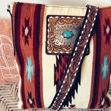 Load image into Gallery viewer, Delaware Western Leather Crossbody Purse

