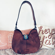 Load image into Gallery viewer, Royal Orchard Western Leather Hobo Purse
