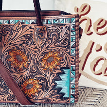 Load image into Gallery viewer, Del Rio Western Leather Tote Bag
