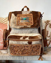 Load image into Gallery viewer, Lee Creek Western Leather Backpack
