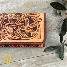 Load image into Gallery viewer, Cimarron Canyon Western Leather Wallet
