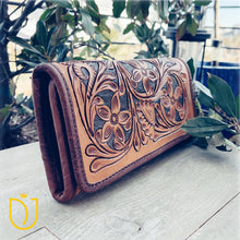 Load image into Gallery viewer, Cimarron Canyon Western Leather Wallet
