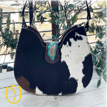 Load image into Gallery viewer, Royal Orchard Western Leather Hobo Purse
