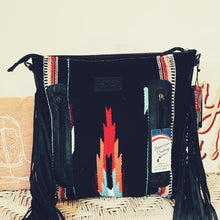 Load image into Gallery viewer, Thunderbird Western Leather Crossbody Purse
