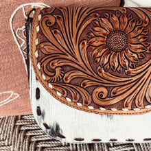 Load image into Gallery viewer, Maple Peak Western Leather Crossbody Purse
