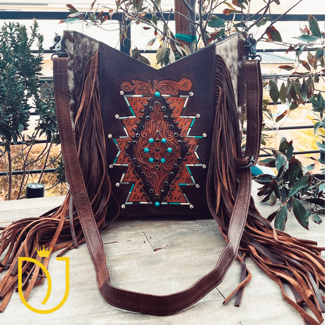 Cold Springs Western Leather Crossbody Purse