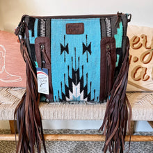 Load image into Gallery viewer, Overland Park Western Leather Crossbody Purse
