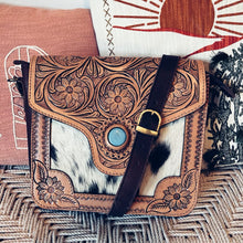 Load image into Gallery viewer, Telluride Western Leather Crossbody Purse
