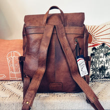 Load image into Gallery viewer, Summerfield Western leather Backpack
