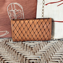 Load image into Gallery viewer, Laguna Park Hand Tooled Leather Crossbody Wallet
