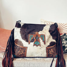 Load image into Gallery viewer, Hayden Lake Western Leather Crossbody Purse
