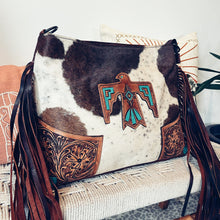 Load image into Gallery viewer, Hayden Lake Western Leather Crossbody Purse
