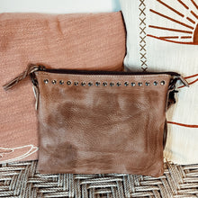 Load image into Gallery viewer, The Kincaid Brown Vintage Leather Crossbody Purse

