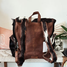 Load image into Gallery viewer, Calico Rock Western Leather Backpack
