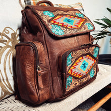 Load image into Gallery viewer, Jackson Springs Western Leather Backpack
