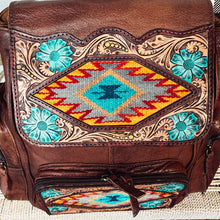 Load image into Gallery viewer, Jackson Springs Western Leather Backpack
