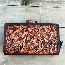 Load image into Gallery viewer, Bronco Belle Hand Tooled Leather Wallet
