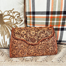 Load image into Gallery viewer, Sweetwater Hand Tooled Leather Crossbody Purse
