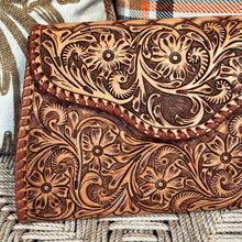 Load image into Gallery viewer, Sweetwater Hand Tooled Leather Crossbody Purse
