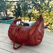 Load image into Gallery viewer, Capri Italian Leather Hobo Bag
