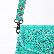 Load image into Gallery viewer, Sweetwater Hand Tooled Leather Crossbody Purse
