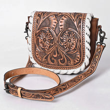 Load image into Gallery viewer, Canyon Creek Hand Tooled Leather Crossbody Purse
