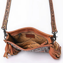 Load image into Gallery viewer, Antique Beauty Hand Tooled Leather Crossbody Purse
