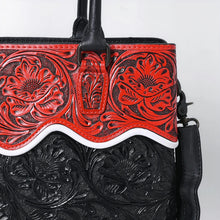 Load image into Gallery viewer, Red Horizon Hand Tooled Leather Purse
