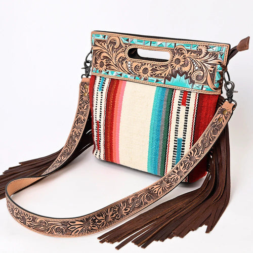 Sweet Home Western Leather Crossbody Purse