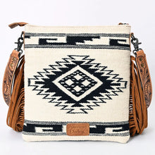 Load image into Gallery viewer, Woodlawn Western Leather Crossbody Purse
