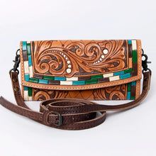 Load image into Gallery viewer, Stoneledge Western Leather Crossbody Purse
