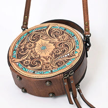 Load image into Gallery viewer, Wildwood Western Leather Canteen Crossbody Purse
