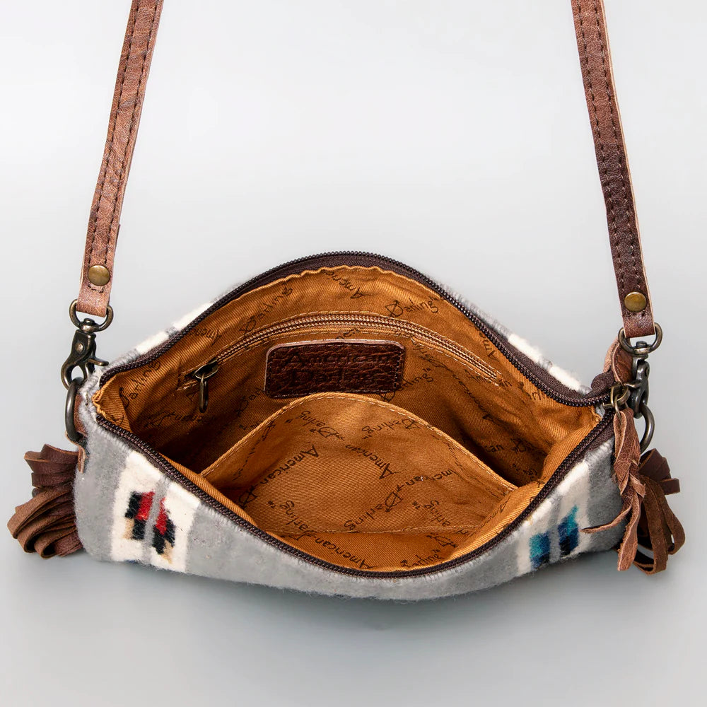 The Riviera Leather Western Crossbody Purse