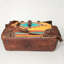 Load image into Gallery viewer, Fantastic Voyage Western Leather Weekender Duffel Bag
