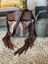 Load image into Gallery viewer, Mercury Leather Western Crossbody Purse
