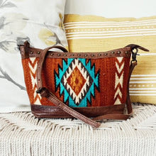 Load image into Gallery viewer, Flaming Gorge Small Leather Crossbody Purse
