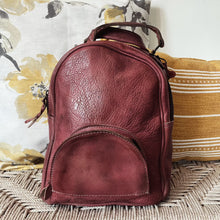 Load image into Gallery viewer, Saratoga Springs Leather Backpack
