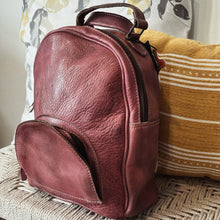 Load image into Gallery viewer, Saratoga Springs Leather Backpack
