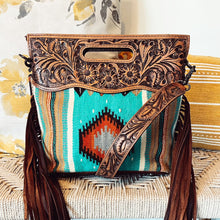 Load image into Gallery viewer, Green River Western Leather Crossbody Purse
