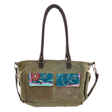 Load image into Gallery viewer, UpCycled Repurposed Military Tent &amp; Tarp Canvas Crossbody Shoulder Bag Purse Recycled Military Canvas Handbag Army Wife Army Military Mom
